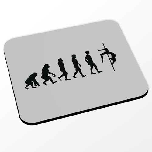 Fabulous Mauspad Evolution Pole Dance Pole Dancing Dance – (Maße 24 x 20 cm), Grau von Fabulous