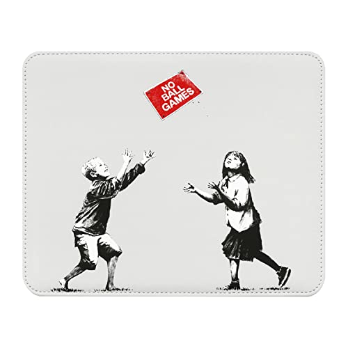 Fabulous Mauspad aus Kunstleder Banksy No Ball Games Kind von Fabulous