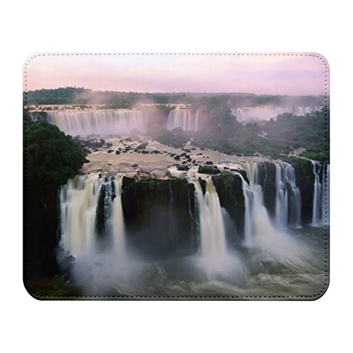 Fabulous Mauspad aus Kunstleder Iguazu Wasserfälle Brasilien UNESCO Weltkulturerbe Kaskade von Fabulous