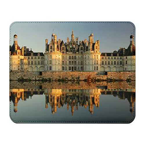 Fabulous Mauspad aus Kunstleder Schloss Chambord Frontansicht Renaissance Frankreich von Fabulous