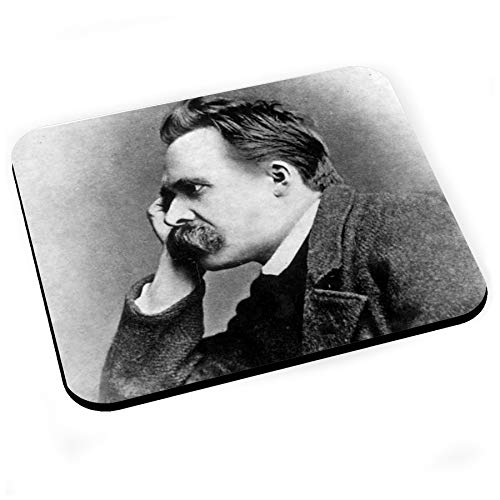 Fabulous Mausunterlage Friedrich Nietzsche Philosoph Berühmtheit Portrait Vintage von Fabulous