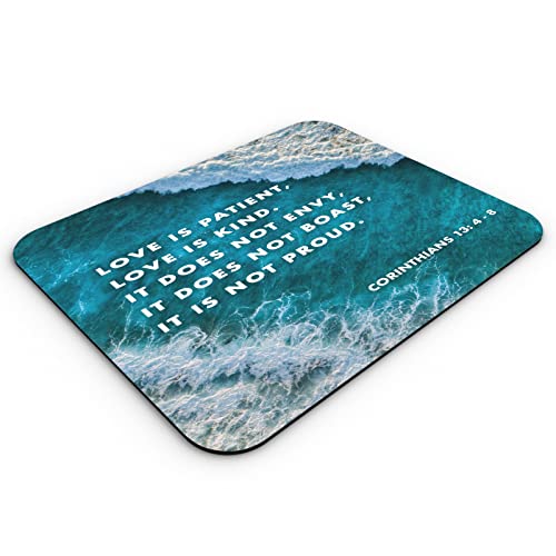 Fabulous Mausunterlage Love is Patient, Love is Kind Korinther Bibelvers Spiritual Religious Quote Fabulous Mausunterlage Love is Patient, Love is Kind Korinther Bibelvers Spiritual Religious Quote von Fabulous