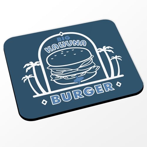 Mauspad Big Kahuna Burger Geek Film Humor – (Maße 24 x 20 cm), Blau von Fabulous
