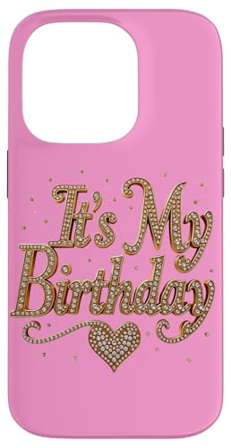 Fancy Gold und Diamant Geburtstagsgeschenk Hülle für iPhone 14 Pro von FabulousKeepsakes