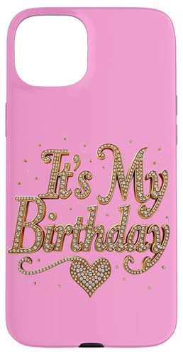 Fancy Gold und Diamant Geburtstagsgeschenk Hülle für iPhone 15 Plus von FabulousKeepsakes