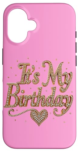 Fancy Gold und Diamant Geburtstagsgeschenk Hülle für iPhone 16 von FabulousKeepsakes