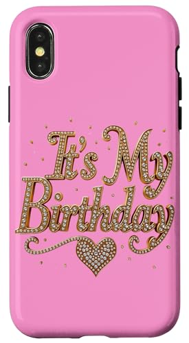 Fancy Gold und Diamant Geburtstagsgeschenk Hülle für iPhone X/XS Fancy Gold und Diamant Geburtstagsgeschenk Hülle für iPhone X/XS von FabulousKeepsakes