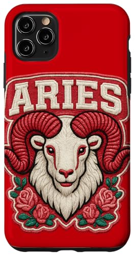 Fierce Widder Geschenk - Bold Zodiac Ram mit Rosen Hülle für iPhone 11 Pro Max Fierce Widder Geschenk - Bold Zodiac Ram mit Rosen Hülle für iPhone 11 Pro Max von FabulousKeepsakes