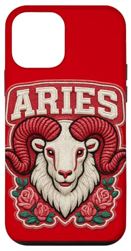 Fierce Widder Geschenk - Bold Zodiac Ram mit Rosen Hülle für iPhone 12 mini Fierce Widder Geschenk - Bold Zodiac Ram mit Rosen Hülle für iPhone 12 mini von FabulousKeepsakes