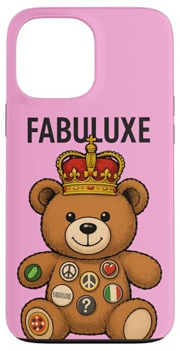 Gekrönter Bär mit Friedens- und Liebesknöpfen Hülle für iPhone 13 Pro Max Gekrönter Bär mit Friedens- und Liebesknöpfen Hülle für iPhone 13 Pro Max von FabulousKeepsakes