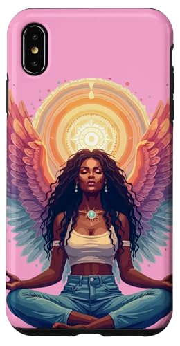 Meditationsengel Hülle für iPhone XS Max von FabulousKeepsakes