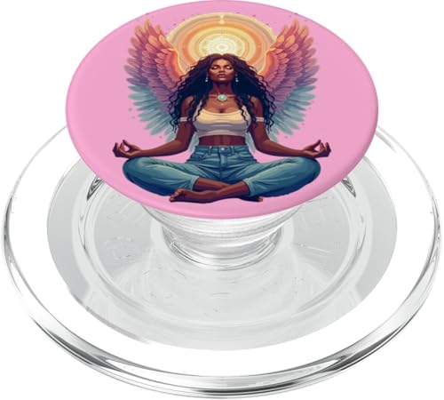 Meditationsengel PopSockets PopGrip für MagSafe von FabulousKeepsakes