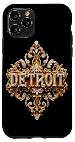 Schickes Gold und Diamant Detroit Geschenk Hülle für iPhone 11 Pro von FabulousKeepsakes