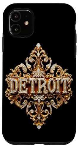 Schickes Gold und Diamant Detroit Geschenk Hülle für iPhone 11 Schickes Gold und Diamant Detroit Geschenk Hülle für iPhone 11 von FabulousKeepsakes