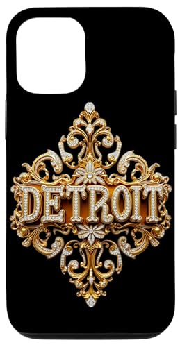 Schickes Gold und Diamant Detroit Geschenk Hülle für iPhone 12/12 Pro Schickes Gold und Diamant Detroit Geschenk Hülle für iPhone 12/12 Pro von FabulousKeepsakes