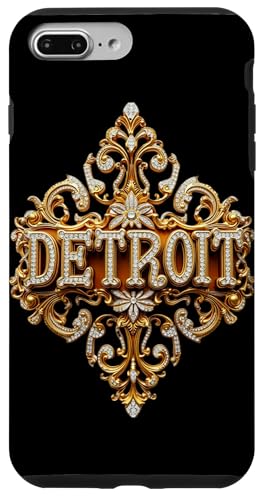 Schickes Gold und Diamant Detroit Geschenk Hülle für iPhone 7 Plus/8 Plus von FabulousKeepsakes