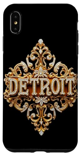 Schickes Gold und Diamant Detroit Geschenk Hülle für iPhone XS Max von FabulousKeepsakes