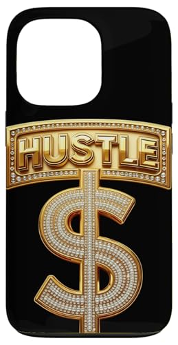 Schickes Gold und Diamant Hustle Bling Geschenk Hülle für iPhone 13 Pro von FabulousKeepsakes
