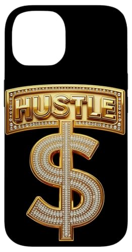Schickes Gold und Diamant Hustle Bling Geschenk Hülle für iPhone 14 von FabulousKeepsakes