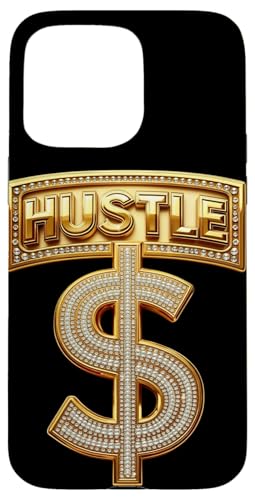 Schickes Gold und Diamant Hustle Bling Geschenk Hülle für iPhone 15 Pro Max von FabulousKeepsakes