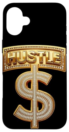 Schickes Gold und Diamant Hustle Bling Geschenk Hülle für iPhone 16 Plus von FabulousKeepsakes