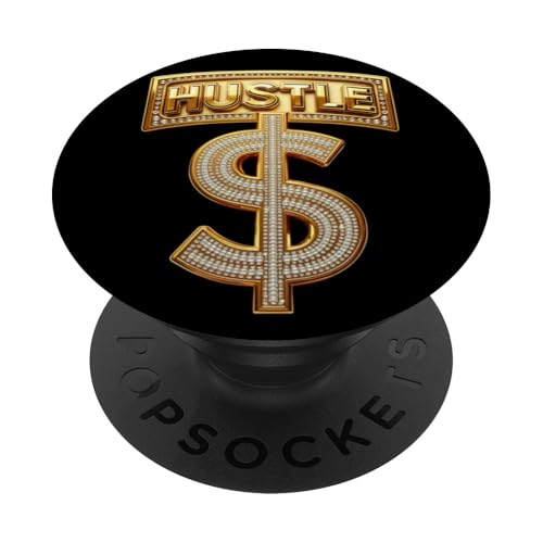 Schickes Gold und Diamant Hustle Bling Geschenk PopSockets Klebender PopGrip von FabulousKeepsakes