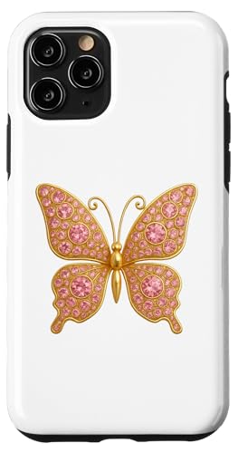 Schmetterling der Ausstrahlung: Diamant-Eleganz, rosa Bling Hülle für iPhone 11 Pro von FabulousKeepsakes