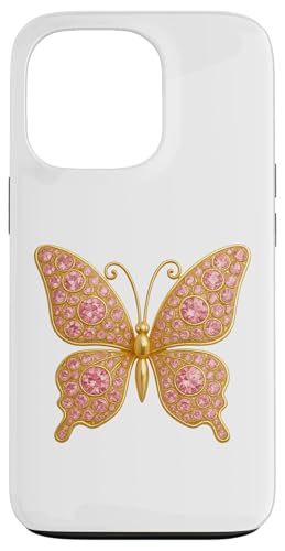 Schmetterling der Ausstrahlung: Diamant-Eleganz, rosa Bling Hülle für iPhone 13 Pro Schmetterling der Ausstrahlung: Diamant-Eleganz, rosa Bling Hülle für iPhone 13 Pro von FabulousKeepsakes