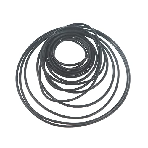 15pcs 1 2 Mm Kassettenklebeband Ersatz Gummi Kassettenkassette Recorder Turntable Gurtband von FackLOxc