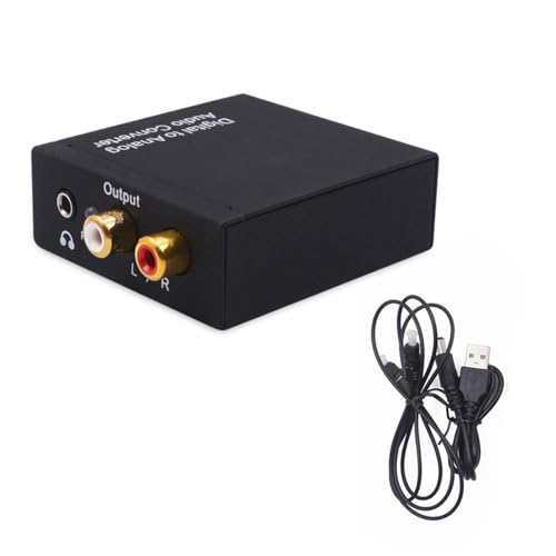 192 KHz Digital Bis Analogwandler Optical Coaxial 3 5 Mm Eingang Zur Verbesserung Der Klangqualität Gerät von FackLOxc