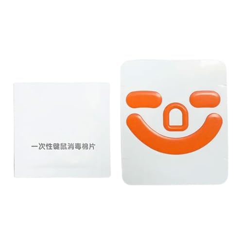 FackLOxc 1Set EsportsTiger Mausfüße Mausschlittschuhe Für DeathAdder V3Pro Maus Orange Maus Gleitet Mit Gebogenen Kanten von FackLOxc