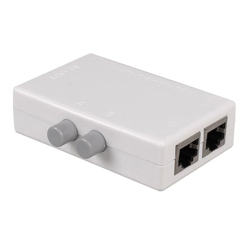 FackLOxc 2 Port RJ45 Networks Switches 2 Bis 1 RJ45 Splitter Internet Extender RJ45 Connector Koppler Ethernet Kabeladapter von FackLOxc