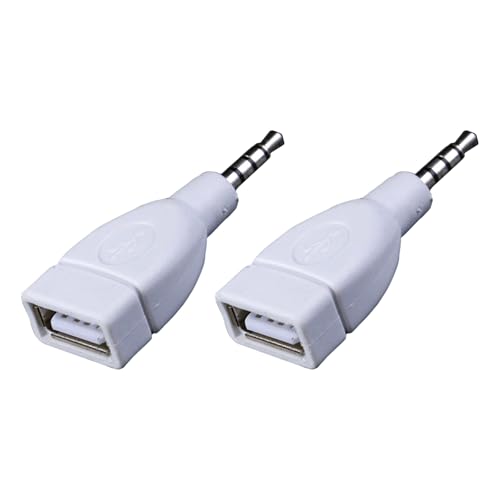 FackLOxc 3,5-mm-Stecker AUX-Soundstecker auf USB-2.0-Buchse-Adapter für klare Klangübertragung und einfache Nutzung FackLOxc 3,5-mm-Stecker AUX-Soundstecker auf USB-2.0-Buchse-Adapter für klare Klangübertragung und einfache Nutzung von FackLOxc