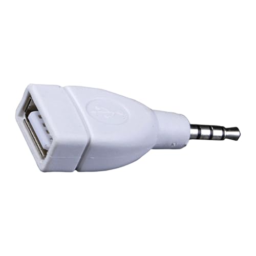 FackLOxc 3,5-mm-Stecker AUX-Soundstecker auf USB-2.0-Buchse-Adapter für klare Klangübertragung und einfache Nutzung FackLOxc 3,5-mm-Stecker AUX-Soundstecker auf USB-2.0-Buchse-Adapter für klare Klangübertragung und einfache Nutzung von FackLOxc
