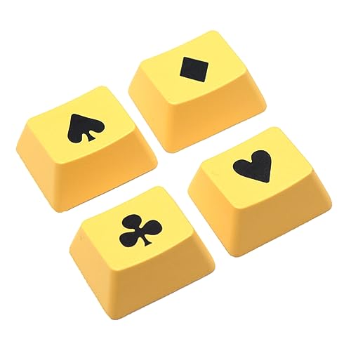 FackLOxc 4PCS Schlüsselkaps Design OEM Height KeyCap 1.25U 10 Mm Farbstoffen Persönlichkeitstschlüssel Für Mechanische Tastaturen von FackLOxc
