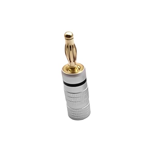 FackLOxc 4mm Banana Stecker Höranschlüsse Für Lautsprecherkompatorenverstärker Und Hörsysteme HiFi Sound Adapter von FackLOxc