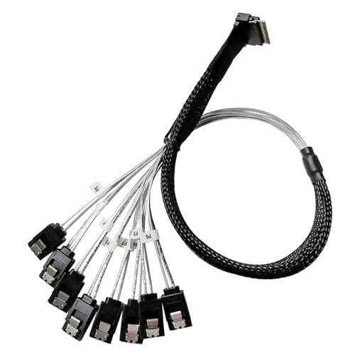FackLOxc 8port SFF 8087 Minisas Connectors Kabel 50 Cm Für Die Datenübertragung In Datenspeichersystemen FackLOxc 8port SFF 8087 Minisas Connectors Kabel 50 Cm Für Die Datenübertragung In Datenspeichersystemen von FackLOxc