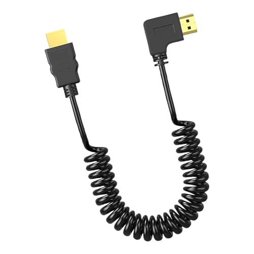 FackLOxc 90 Grad abgewinkelter HDTV-Stecker auf HDTV-Stecker, Spiralkabel, Hochgeschwindigkeits-Federkabel, 4K @ 60Hz, 1080P Spiralkabel FackLOxc 90 Grad abgewinkelter HDTV-Stecker auf HDTV-Stecker, Spiralkabel, Hochgeschwindigkeits-Federkabel, 4K @ 60Hz, 1080P Spiralkabel von FackLOxc