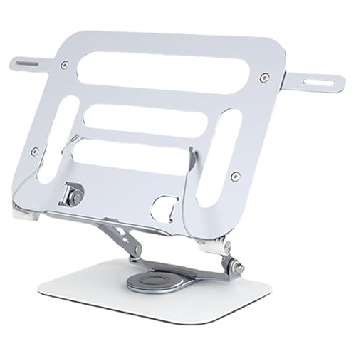 FackLOxc Einstellbarer Faltungslaptop Notebook Ständer 360 Grad Rotatable Lesehalter Mit Federclip Für Laptops Tabletten von FackLOxc