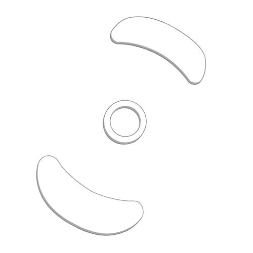 FackLOxc Eisversion Mausfüße PTFE Maus Skates Pad Für VAXEE AXW Maus Verbessert Gleiten Reibungslose Kontrolle Und Präzision von FackLOxc