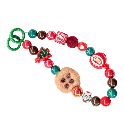 FackLOxc Fashion Santa Handy Lanyard Armband Mobiltelefongurt Elegant Farbenfrohe Perlenanhänger Antilost Handgelenk Kettenschmuck FackLOxc Fashion Santa Handy Lanyard Armband Mobiltelefongurt Elegant Farbenfrohe Perlenanhänger Antilost Handgelenk Kettenschmuck von FackLOxc