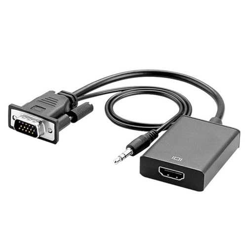 FackLOxc Hdmicompatible VGA Adapterkonverter 1080p Weiblich Männlichen VGA Adapter Für PC Laptop TVS Projektoren Video Player von FackLOxc