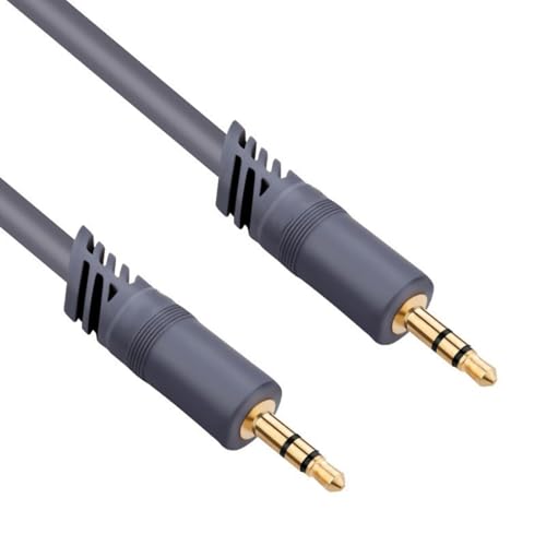 FackLOxc High Fidelity -3 5 Mm Männliche Bis Männliche Kabelgoldverbinder Für Lautsprecher Telefone Laotops Verlängerungskabel von FackLOxc