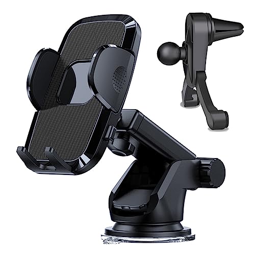 FackLOxc Kfz-Handyhalterung mit starker Saugkraft, 17,8 cm (7 Zoll), für Smartphone, Armaturenbrett, Windschutzscheibe, Autotelefon von FackLOxc