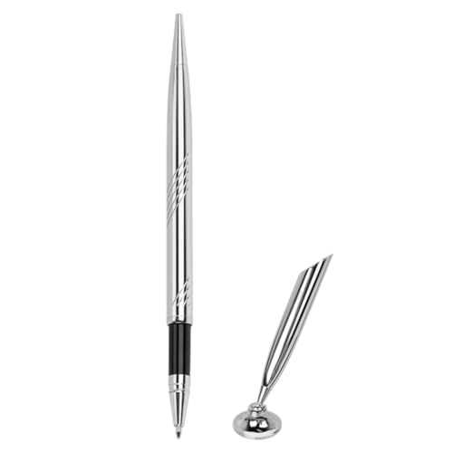 FackLOxc Kugelschreiber mit Sockel Empfangsstift Desktop Stift Zähler Service Stift Bürobedarf für Hotel von FackLOxc