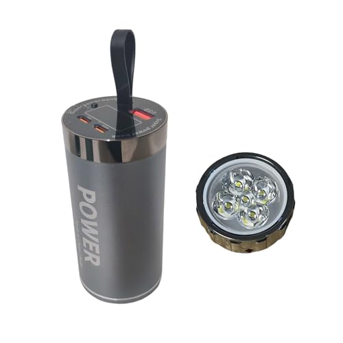 FackLOxc Ladebox Mit Taschenlampen Strombanken Hülle Batterie Ladekoffer 46800 Batteriehalter Doppel Typ C Und USB Ausgang FackLOxc Ladebox Mit Taschenlampen Strombanken Hülle Batterie Ladekoffer 46800 Batteriehalter Doppel Typ C Und USB Ausgang von FackLOxc
