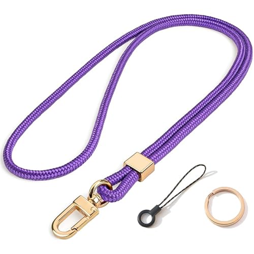FackLOxc Mobiltelefon Lanyard Verstellbares Stilvolles Crossbody Option Kabel Halskette Lanyard & Handgelenksgurt Für Outdoor Aktivitäten Und Reisen von FackLOxc