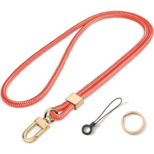 FackLOxc Mobiltelefon Lanyard Verstellbares Stilvolles Crossbody Option Kabel Halskette Lanyard & Handgelenksgurt Für Outdoor Aktivitäten Und Reisen von FackLOxc