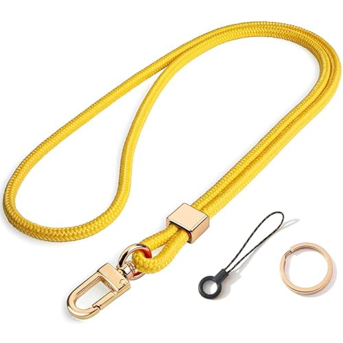 FackLOxc Mobiltelefon Lanyard Verstellbares Stilvolles Crossbody Option Kabel Halskette Lanyard & Handgelenksgurt Für Outdoor Aktivitäten Und Reisen von FackLOxc