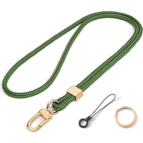 FackLOxc Mobiltelefon Lanyard Verstellbares Stilvolles Crossbody Option Kabel Halskette Lanyard & Handgelenksgurt Für Outdoor Aktivitäten Und Reisen von FackLOxc